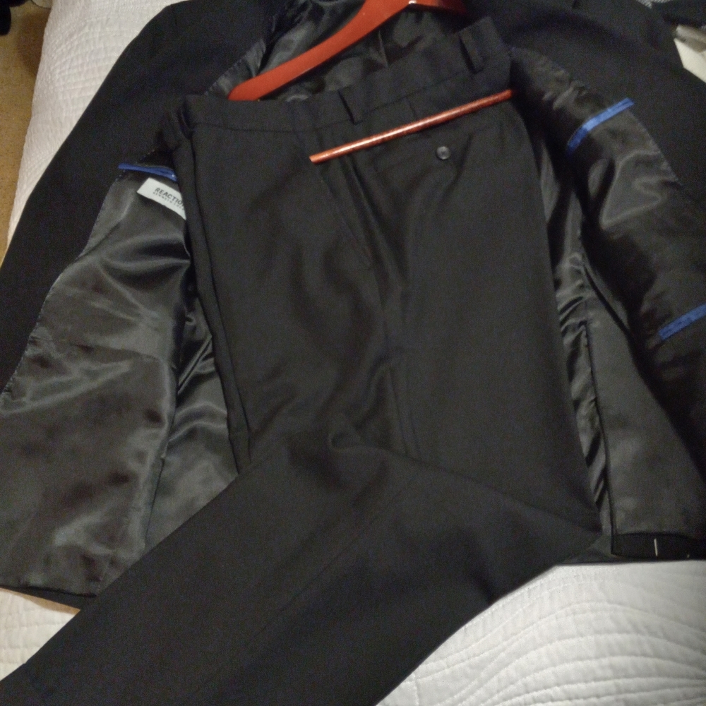 Black man suit